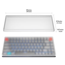 画像をギャラリービューアに読み込む, Geekria キーボード ダストカバー、75% コンパクト 84 キーキーボード用キーパッドカバー、Keychron K2、ロジクール Logicool POP Keys メカニカル、ロジクール Logicool MX メカニカル ミニキーボードに対応 (フロストアクリル)
