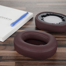 画像をギャラリービューアに読み込む, Geekria イヤーパッド QuickFit 互換性 パッド ジェイビーエル JBL LIVE 500BT ヘッドホンに対応 パッド イヤー / イヤーカップ (プロテインレザー / 赤)
