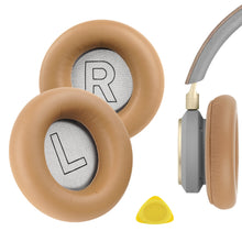 画像をギャラリービューアに読み込む, Geekria イヤーパッド QuickFit 互換性 パッド グアンドオルフセン Bang &amp; Olufsen Beoplay H9, H7 ヘッドホンに対応 パッド イヤー / イヤーカップ プロテインレザー (ブラウン)
