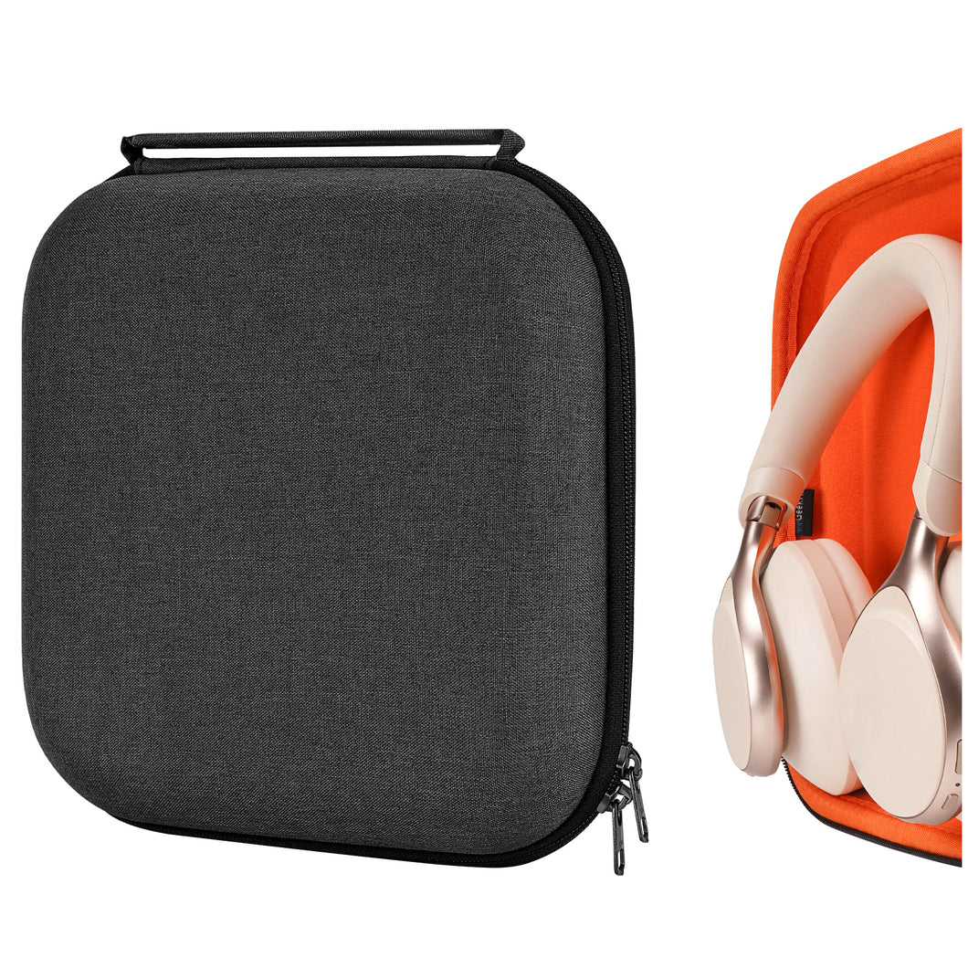 Geekria ケース Shield ヘッドホンケース 互換性 ハードケース 旅行用 ハードシェルケース アンカー Anker Soundcore, ソニー SONY, グアンドオルフセン B&O, オーディオテクニカ Audio-Technic に対応 収納ポーチ付属 (ダークグレー)