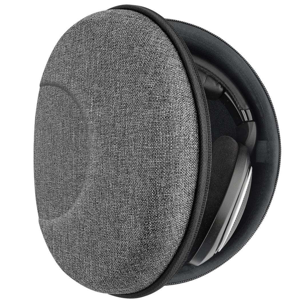 Geekria ケース Shield ヘッドホンケース 互換性 ハードケース 旅行用 ハードシェルケース アーカーゲー AKG, オーディオテクニカ Audio-Technica, Bluedio, Hercules, ソニー Sony, ジェイビーエル JBL, ゼンハイザー Sennheiser に対応 収納ポーチ付属 (グレー・ストライプ)