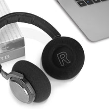 画像をギャラリービューアに読み込む, Geekria カバー 2 ペア 互換性 イヤーパッドカバー (SGS認証済) 劣化防止、防塵 ヘッドホン交換用 ストレッチニット 8-11CM ヘッドホン用 洗濯可 (Medium / ブラック)
