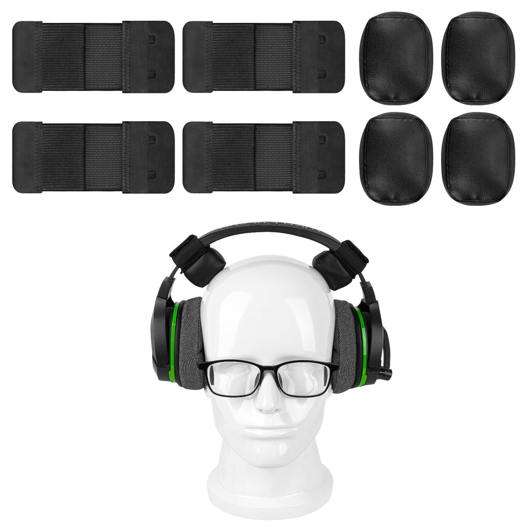Geekria メッシュファブリック ヘッドバンド圧力リリーフパッド オーディオテクニカ ATH, ビーツバイドクタードレ Beats, ボーズ Bose, グラド Grado, HyperX, レイザー Razer, ソニー Sony, スティールシリー SteelSeries, ゼンハイザー Sennheiser ヘッドホンに 対応 簡単に装着 工具不要