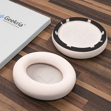 画像をギャラリービューアに読み込む, Geekria イヤーパッド QuickFit 互換性 パッド アンカー Anker Soundcore Space One ヘッドホンに対応 パッド イヤー / イヤーカップ プロテインレザー (オフホワイト)
