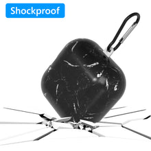 画像をギャラリービューアに読み込む, Geekria PC カバー 互換性 カバー ビーツバイドクタードレ Beats Powerbeats Pro 対応 True Wireless Earbuds 充電ケース充電ケースカバー 外装カバー キーホルダーフック付き、充電ポートアクセス可能 (Marble Black)
