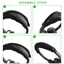 画像をギャラリービューアに読み込む, Geekria イヤーパッド + ヘッドバンド ボーズ Bose QC3 ON EAR, QuietComfort 3 等対応交換用 イヤークッション (ブラック) セット
