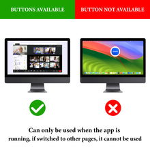 画像をギャラリービューアに読み込む, Geekria ミーティング ミュート コントローラー (RGB バックライト) macOS Microsoft Team アプリと互換性あり、マイク オーディオのミュート/ミュート解除、ビデオの停止/開始、オンライン教室、会議用のキーボード ボタン (白)
