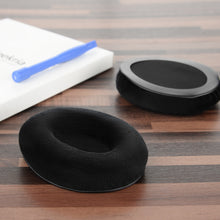 画像をギャラリービューアに読み込む, Geekria イヤーパッド Comfort 互換性 パッド ゼンハイザー Sennheiser Momentum On-Ear Momentum 2.0 On-Ear Momentum 2.0 On-Ear Wireless HD1 On-Ear ヘッドホンに対応 パッド イヤークッション / イヤーカップ (ベロア / ブラック)
