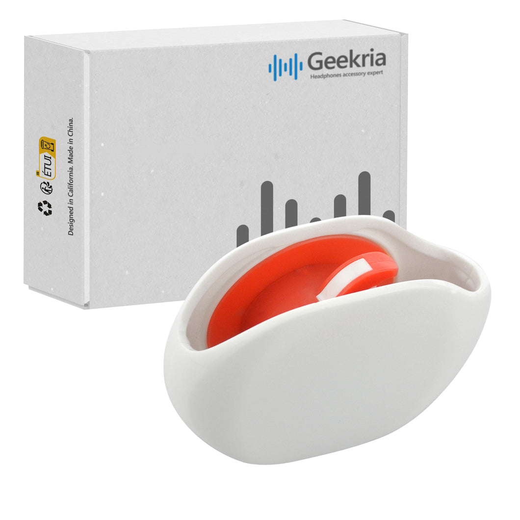 Geekria イヤホン 収納 巻き取り式 密閉型インナーイヤーヘッドホン 耳掛け式イヤホン 用 イヤホンケース コード収納
