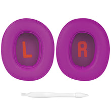 画像をギャラリービューアに読み込む, Geekria イヤーパッド QuickFit 互換性 パッド ジェイビーエル JBL JR460 ヘッドホンに対応 パッド イヤー / イヤーカップ プロテインレザー (ローズレッド)
