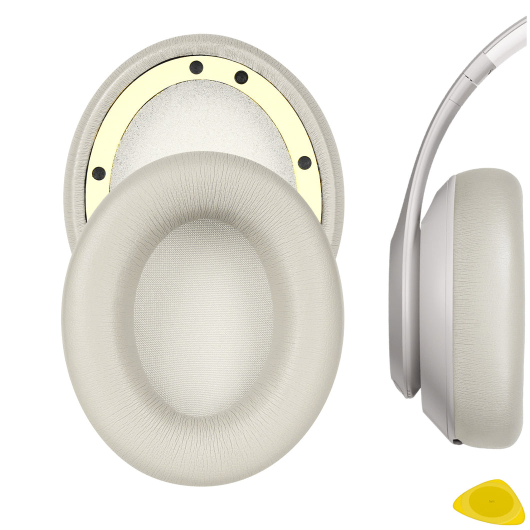 Geekria イヤーパッド QuickFit 互換性 パッド ビーツバイドクタードレ Beats Studio Pro ヘッドホンに対応 パッド イヤー / イヤーカップ プロテインレザー (柔らかい砂色)