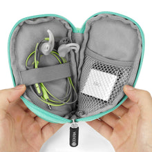 画像をギャラリービューアに読み込む, Geekria Sports ポッチ イヤホン ポーチケースイヤホン保護 袋 小銭入れ 小物整理 USBメモリー/SD/TFカード/鍵収納 スマートフォンのアクセサリ携帯やすい(14 X 8.5cm)
