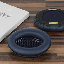 画像をギャラリービューアに読み込む, Geekria イヤーパッド QuickFit 互換性 パッド ボーズ Bose QCSE QC45, QC35, QC35 ii, QC35 ii Gaming, QC15 QC25, AE2, AE2i, AE2w, SoundTrue, SoundLink AE, New Quietcomfort ヘッドホンに対応 パッド イヤー / イヤーカップ (プロテインレザー / ミッドナイトブルー)
