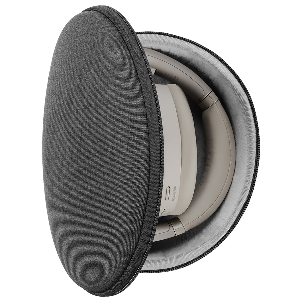 Geekria ケース Sheild ヘッドホンケース 互換性 ハードケース 旅行用 ハードシェルケース SENHEISER MOMENTUM 3, AG-WHP01K, ソニー Sony WH-1000XM4, WH-1000XM3, WH-1000XM2, WH-1000XM2, WH-H910Nに対応 収納ポーチ付属 (ダークグレー)
