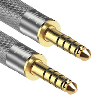 画像をギャラリービューアに読み込む, Geekria 4.4mm オス - 3.5mm (1/8&#39;&#39;) バランスメスおよび 4.4mm オス - 2.5mm バランスメス ヘッドフォン アダプター、アルミ合金変換オーディオ プラグ、金メッキ アダプター (2 パック)
