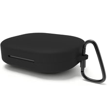 画像をギャラリービューアに読み込む, Geekria シリコン カバー 互換性 イヤホンカバー Shokz OpenFit Pro 対応 True Wireless Earbuds、キーホルダーフック付き、ケースポートアクセス可能、フロントLED可視 (黒)
