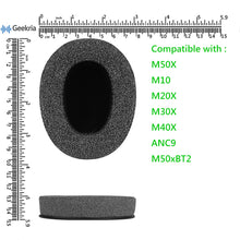 画像をギャラリービューアに読み込む, Geekria イヤーパッド Comfort 互換性 パッド オーディオテクニカ Audio-Technica ATH-M50XBT M50xBT2 ATH-M60X ATH-M50X M40X M30X M20X M10X ATH-ANC9 ヘッドホンに対応 パッド イヤー / イヤーカップ ( リネン / 濃い灰色 )
