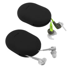 画像をギャラリービューアに読み込む, Geekria 収納ポーチ イヤホンポーチ Anker SoundBuds, Slim+, Slim, MEE audio M6, M6P, M7P, Jave Sweatoroof Sports, 等用ケース シリコーン製 小物整理 携帯用 持ち運びに便利 片手で使える [4個セット S: 8.5 X 6 X 2.5 cm ]
