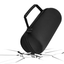 画像をギャラリービューアに読み込む, Geekria Shield スピーカーケース JBL Pulse 5 Bluetoothスピーカーケースと互換性あり 交換用ハードシェル トラベルキャリーバッグ ケーブル収納付き (ブラック)
