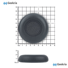 画像をギャラリービューアに読み込む, Geekria イヤーパッド 互換性 パッド ロジクール Logitech Zone Wireless 2/ Zone 950 (Do Not fit Zone Wireless)ヘッドホンに対応 パッド イヤー / イヤーカップ プロテインレザー (チタン)
