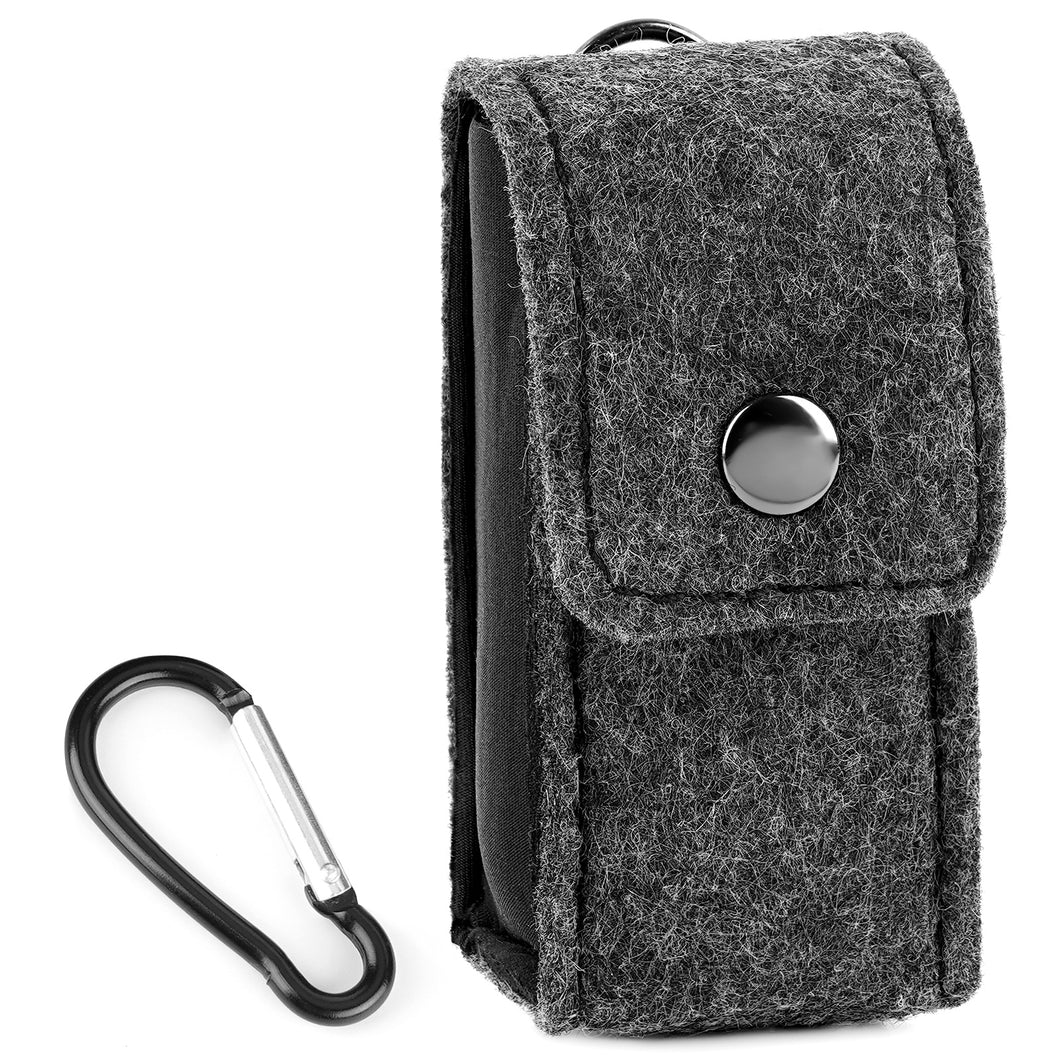 Geekria イヤホンキャリングケース スカルキャンディ Skullcandy Dime 3/2, ソニー Sony WF-C510 に対応 ケースカバー 交換用トラベルイヤホンバッグ イヤホン保護ケース(グレー)