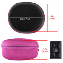 画像をギャラリービューアに読み込む, Geekria ケース NOVA ヘッドホンケース 互換性 ハードケース 旅行用 ハードシェルケース ビーツバイドクタードレ Beats, スカルキャンディ Skullcandy, iJoy, ジャブラ Jabra, ゼンハイザー Sennheiser, ジェイブイシー JVC, ジェイラブオーディオJLab ヘッドホンに対応 収納ポーチ付属 (Dark Pink)
