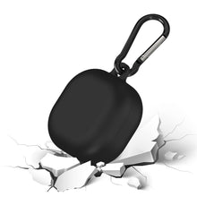 画像をギャラリービューアに読み込む, Geekria シリコンカバー 互換性 カバーサムスン SAMSUNG Galaxy Buds FE 対応充電ケース True Wireless Earbuds カバー 外装カバーキーホルダーフック付き、充電ポートアクセス可能（黒）
