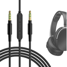 画像をギャラリービューアに読み込む, Geekria ケーブル 互換性 オーディオコード スカルキャンディ Skullcandy Crusher Evo, Hesh 3, Hesh2, Riff 2 ヘッドホンケーブル、3.5mm に適合する インラインマイクと音量コントロール 1.7m
