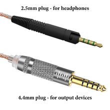 画像をギャラリービューアに読み込む, Geekria Apollo 4.4mm交換用オーディオケーブル、Sennheiser HD620S HD599 HD598 HD505 HD550対応、高解像度オーディオファイルHiFiヘッドホンアップグレードコード（4フィート/1.2m）
