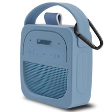 画像をギャラリービューアに読み込む, Geekria シリコーン スピーカーケース カバー 互換性カバー ボーズ Bose SoundLink Micro II に 対応 保護用の防水ソフトスキン、スピーカーケース、キーホルダーフック付き (ブルー)
