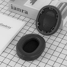 画像をギャラリービューアに読み込む, Geekria イヤーパッド QuickFit 互換性 パッド ソニー Sony INZONE H5 (WH-G500) ヘッドホンに対応 パッド イヤー / イヤーカップ プロテインレザー (黒)
