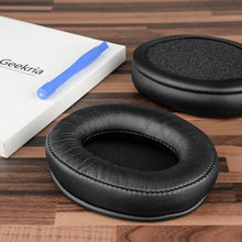 画像をギャラリービューアに読み込む, Geekria イヤーパッド QuickFit 互換性 パッド ゼンハイザー Sennheiser HD280 HD280-Pro HD281 HMD280 HMD281 ヘッドホンに対応 パッド イヤー / イヤーカップ (プロテインレザー / ブラック)
