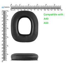 画像をギャラリービューアに読み込む, Geekria イヤーパッド QuickFit プロテインレザー 互換性 ヘッドバンパッド Astro A40 TR A50 ヘッドホンに対応 パッド イヤークッション / イヤーカップ (ブラック)
