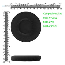 画像をギャラリービューアに読み込む, Geekria Comfort イヤーパッド 互換性 パッド ソニー SONY MDR-V700DJ, MDR-Z700, MDR-V500DJ ヘッドホンに対応 イヤパッド/イヤークッション/イヤーカップ ( プロテインレザー / ブラック )
