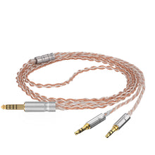 画像をギャラリービューアに読み込む, Geekria 4.4mm バランスケーブル、HIFIMAN SUSVARA UNVEILED、SUNDARA HE4XX 400i HE1000V2、Denon AH-D600 AH-D7200、5N OCC 編組銀メッキオーディオコード対応 (4.4mm からデュアル 3.5mm オス/4.9 フィート)
