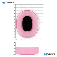 画像をギャラリービューアに読み込む, Geekria イヤーパッド Nova 互換性 パッド スカルキャンディ Skullcandy Crusher Wireless/Crusher EVO/Crusher ANC, Hesh3/HeshEVO/HeshANC, Venue ANC ヘッドホンに対応 パッド イヤー / イヤーカップ (プロテインレザー/ピンク)
