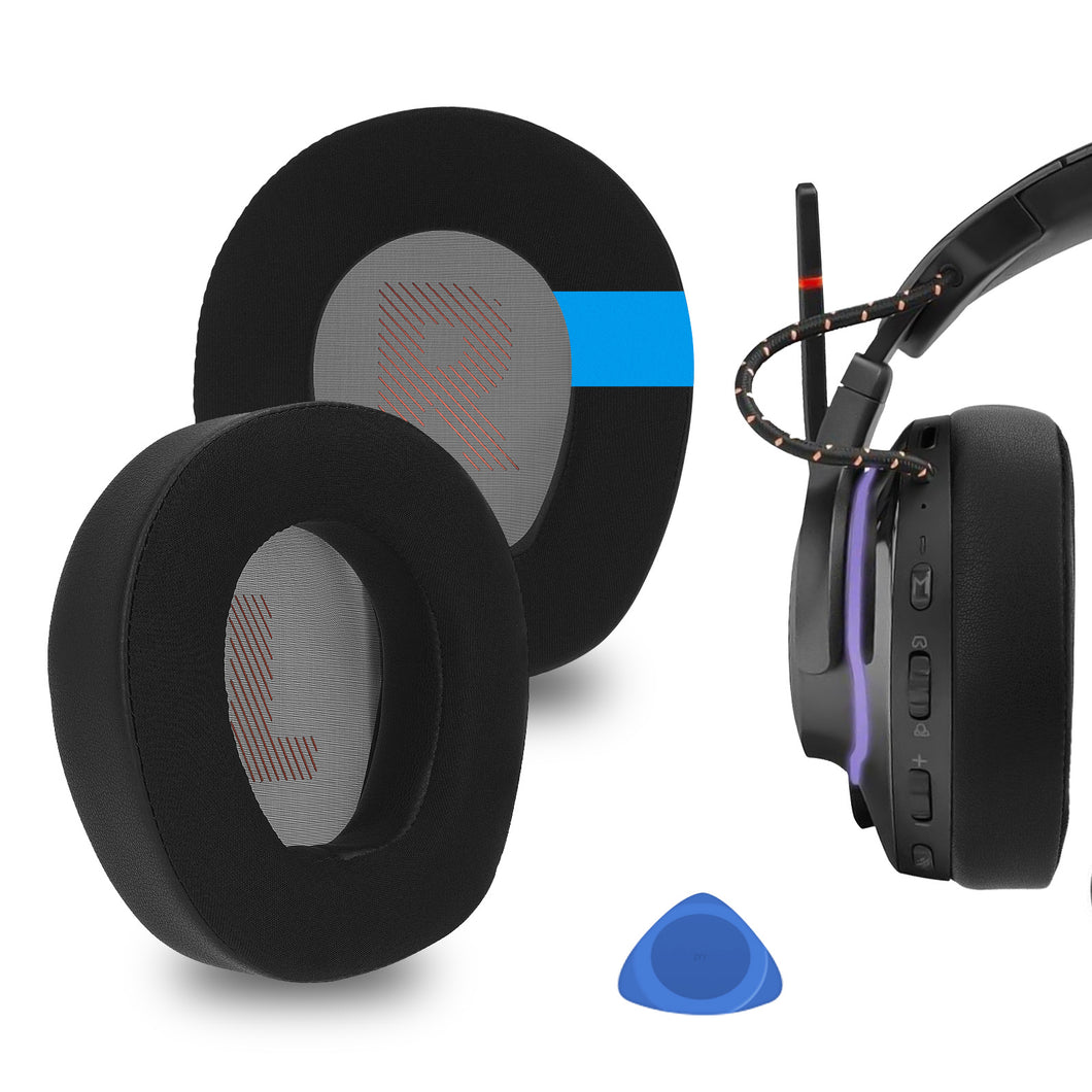 Geekria イヤーパッド Sport 互換性 パッド ジェイビーエル JBL Quantum 800 Wireless ヘッドホンに対応 パッド イヤー / イヤーカップ冷却ジェル (ブラック)