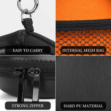 画像をギャラリービューアに読み込む, Geekria シールド イヤフォン ケースビーツバイドクタードレBeats Solo Buds, Studio Buds, Studio Buds+ 完全ワイヤレス イヤフォンと互換性あり、交換用ハードシェル トラベル キャリング バッグカラビナ クリップ付き (黒)
