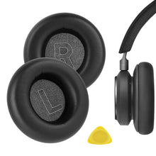画像をギャラリービューアに読み込む, Geekria イヤーパッド QuickFit 互換性 パッド グアンドオルフセン Bang &amp; Olufsen Beoplay H9, H7 ヘッドホンに対応 パッド イヤー / イヤーカップ プロテインレザー (ブラック)
