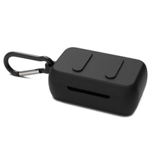 画像をギャラリービューアに読み込む, Geekria シリコンカバー 互換性カバースカルキャンディ Skullcandy DIME/2 対応 True Wireless Earbuds 充電ケースカバー 外装カバー キーホルダーフック付き、充電ポートアクセス可能（黒）
