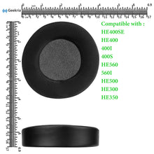 画像をギャラリービューアに読み込む, Geekria イヤーパッド Sport 互換性 パッド ハイファイマン Hifiman HE400SE, HE400, 400I, 400S, HE560, 560I, HE500, HE300, HE350, SUNDARA ヘッドホンに対応 パッド イヤー / イヤーカップ (冷却ジェル/黒 )
