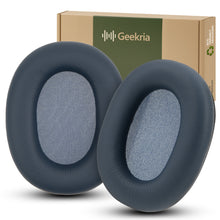 画像をギャラリービューアに読み込む, Geekria イヤーパッド 互換性 パッド ソニー Sony WH-1000XM6 Wireless Noise Canceling ヘッドホンに対応 パッド イヤー / イヤーカップ プロテインレザー (青)
