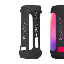 画像をギャラリービューアに読み込む, Geekria シリコーン スピーカーケース カバー 互換性カバー ジェイビーエル JBL Pulse 4 に 対応 保護用の防水ソフトスキン、Bluetoothスピーカーケース、キーホルダーフック付き、ショルダーストラップ付き (Black)
