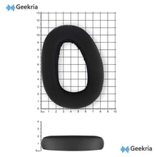 画像をギャラリービューアに読み込む, Geekria イヤーパッド Comfort 互換性 パッド ゼンハイザー Sennheiser GSP 600, GSP 601 GSP 602, GSP 670, GSP 500 ヘッドホンに対応 パッド イヤークッション / イヤーカップ (ハイブリッドベロア / ブラック)

