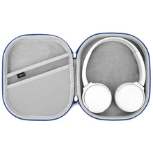 画像をギャラリービューアに読み込む, Geekria ケース Sheild ヘッドホンケース 互換性 ハードケース 旅行用 ハードシェルケース ソニー Sony WH-CH510, WH-CH520, MDR-ZX300, MDR-ZX310, MDR-XB200 に対応 収納ポーチ付き (ブルー)
