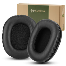 画像をギャラリービューアに読み込む, Geekria イヤーパッド 互換性 パッド Dytole Wireless Headphones for TV ヘッドホンに対応 パッド イヤー / イヤーカップ プロテインレザー (黒)
