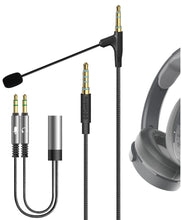 画像をギャラリービューアに読み込む, Geekria ブームマイク ヘッドホンケーブル（Skullcandy Hesh 3、Crusher Evo、Venue対応）3.5mmジャック 交換コード ブームマイク付き ゲーミング＆会議用（5.6 ft）

