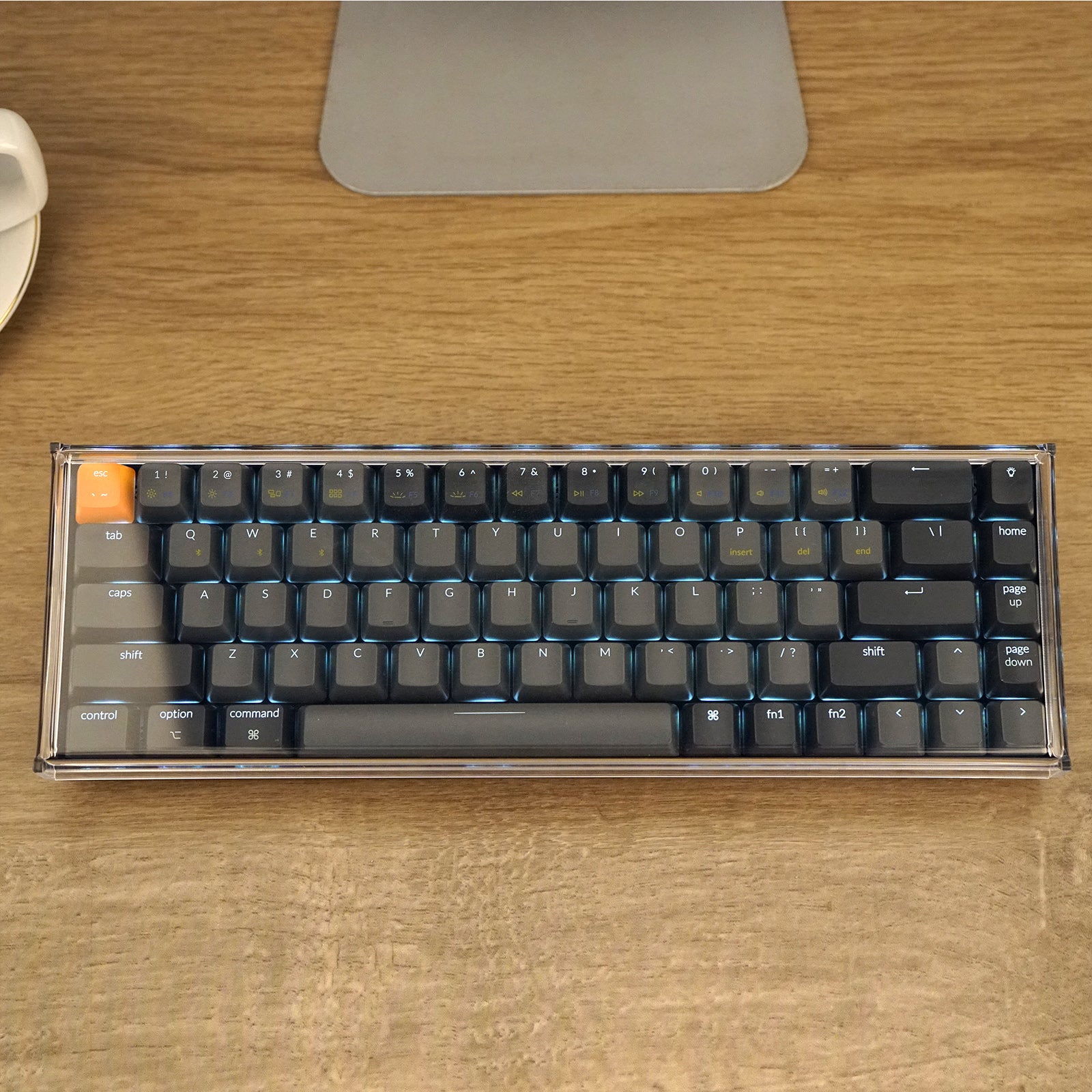Geekria キーボード カバー ケース 互換品 Keychron K6 65% コンパクト