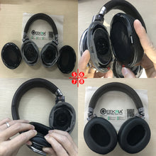 画像をギャラリービューアに読み込む, Geekria イヤーパッド QuickFit 互換性 パッド ソニー SONY MDR-1R, MDR-1RMK2 ヘッドホンに対応 イヤパッド/イヤークッション/イヤーカッププロテインレザー ( ブラック)
