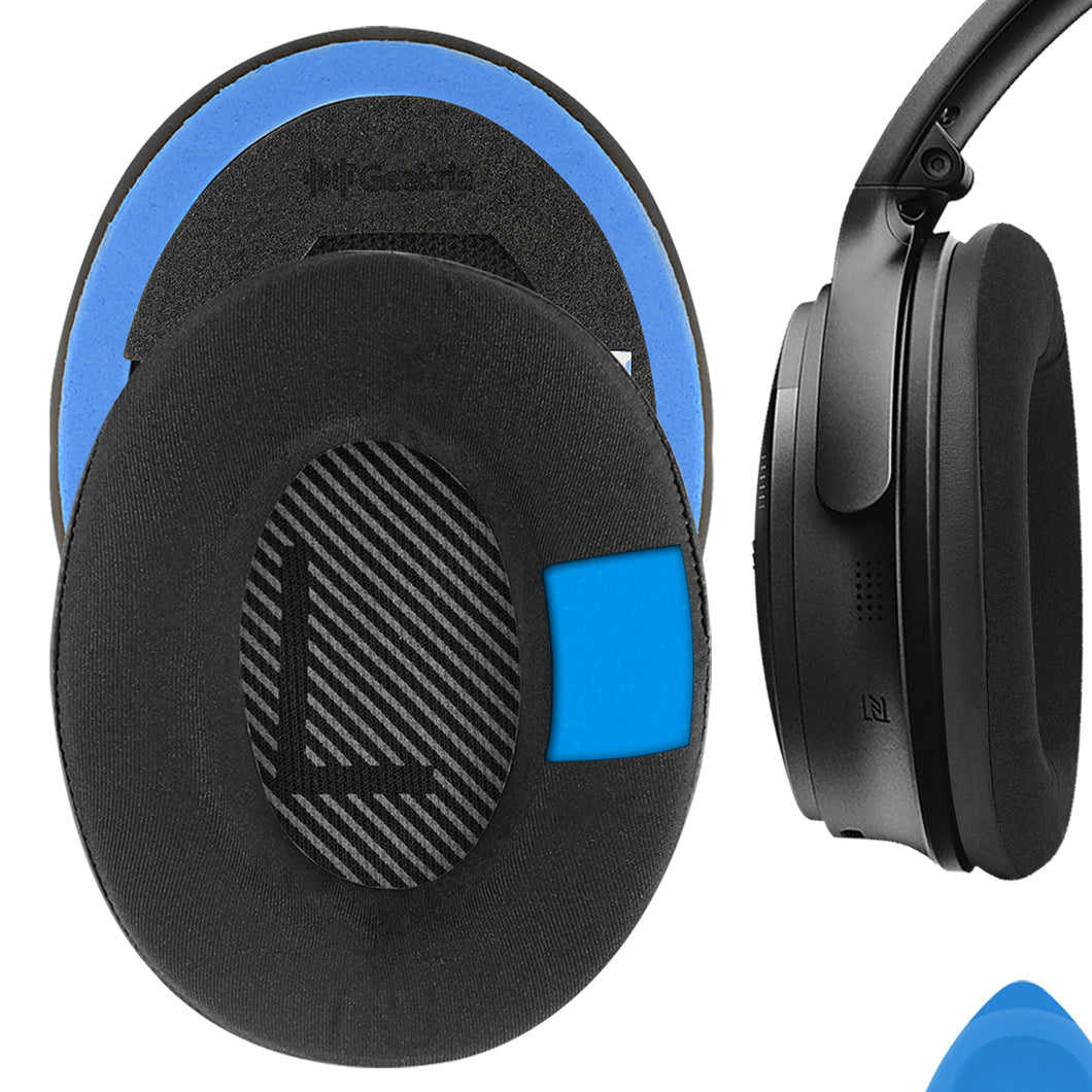 Geekria イヤーパッド Sport 互換性 パッド ボーズ Bose QC45, QC35, QC35 ii, QC35 ii Gaming, QC15 QC25, AE2, AE2i, AE2w, SoundTrue, SoundLink AE, QCSE, New Quietcomfort ヘッドホンに対応 パッド イヤー / イヤーカップ (冷却ジェル / ブラック)